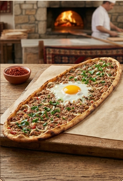 Açık Kıymalı Pide